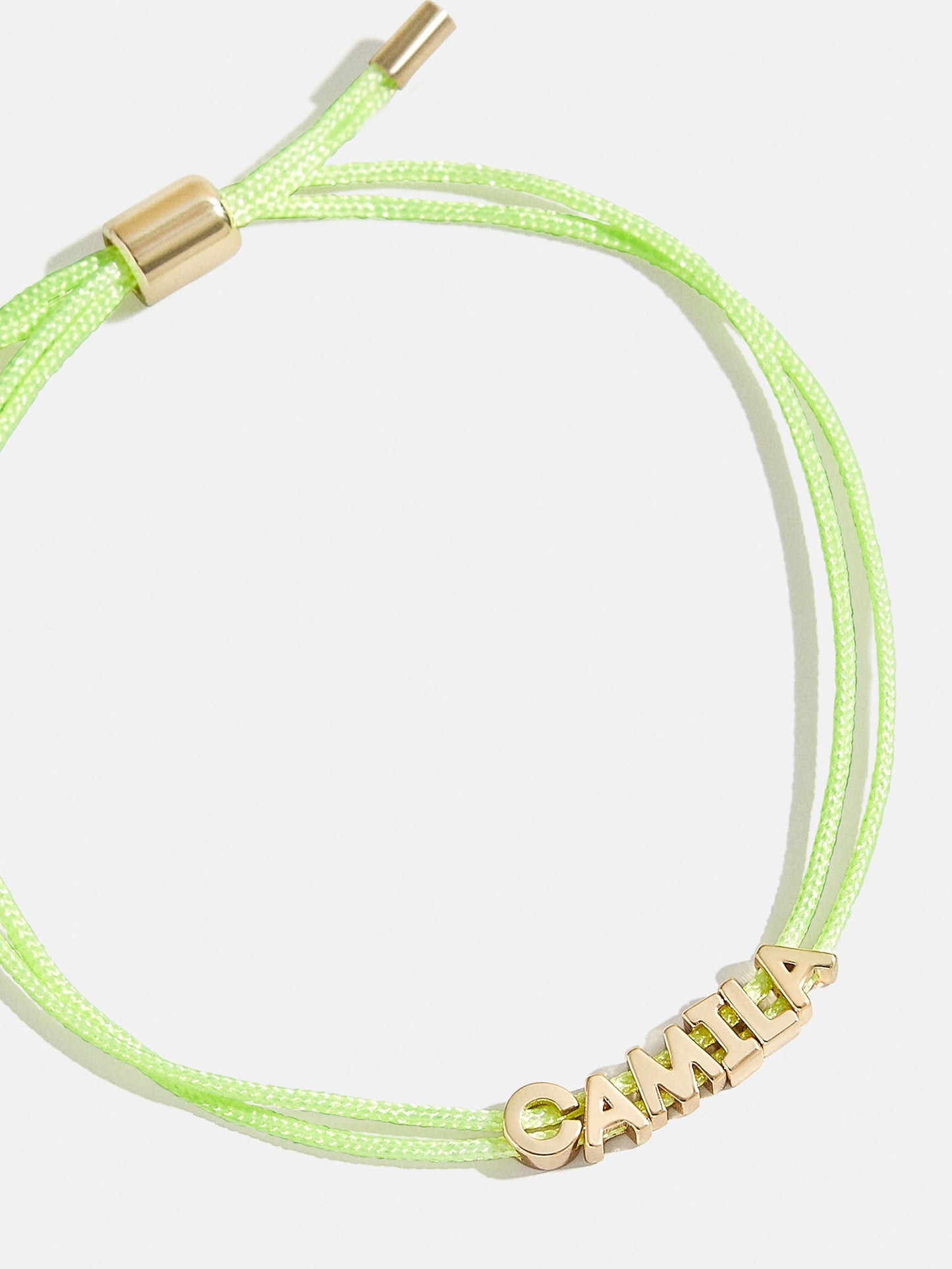 Custom Cord Bracelet - Lime